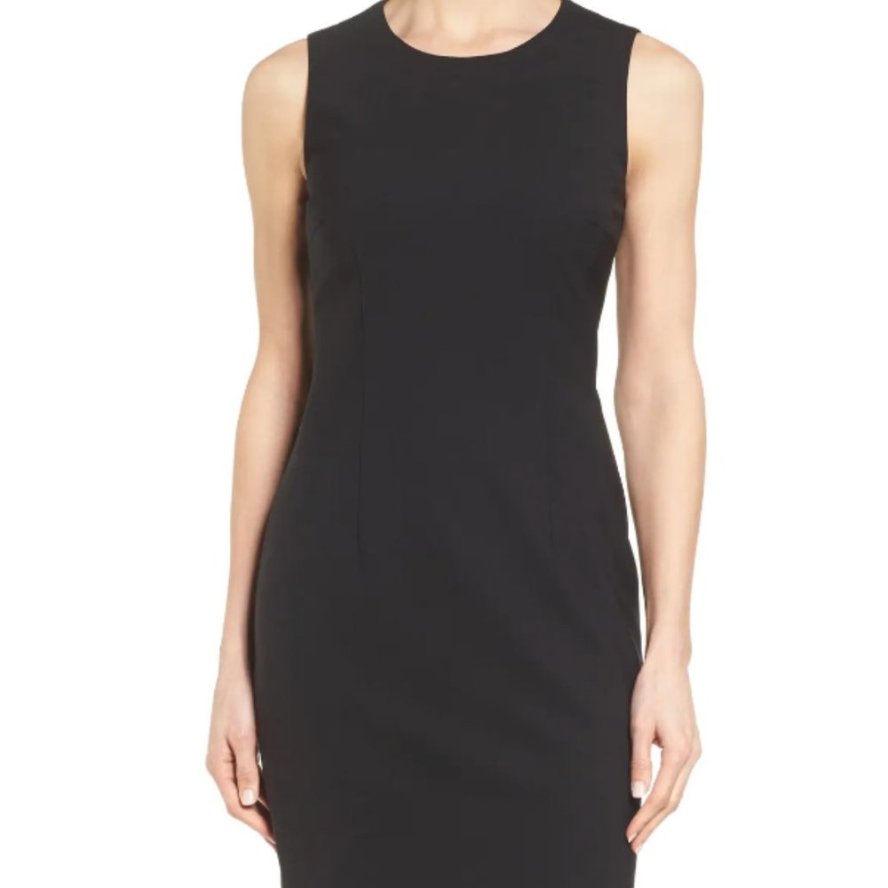 Hugo Boss  Dirusa Black Shift Dress, Size 4